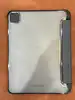 tucano satin folio case ipad air 11 pouces (2024) m2 bleu foncé