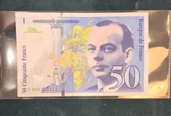 billet 50 francs saint-exupéry 1999