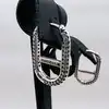 boucles d'oreilles pandora me pavé link argent 925 millième (22 ct) 2,04g