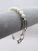 bracelet pandora me perle culture d'eau douce traitée  argent 925 millième (22 ct) 9,94g