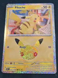 carte pokémon pikachu 09/30 031/128 - 30 ans
