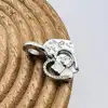 charm pandora pendant chats & coeurs argent 925 millième (22 ct) 3,35g