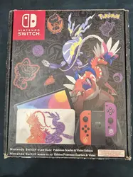 console nintendo switch oled pokemon ecarlate et violet