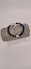bracelet pandora en coton noir avec un charm empreinte de chien  argent 925 millième (22 ct) 7,31g