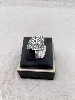 bague orné d'oxydes argent 925 millième (22 ct) 11,72g