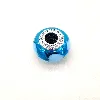 charm pandora murano bleu avec coeur  argent 925 millième (22 ct) 3,44gr