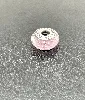 charm pandora verre de murano rose facetté argent 925 millième (22 ct) 3,40gr