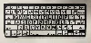 logickeyboard clavier xl print bluetooth mini - lettres noires sur fond blanc - mac / fr