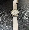 montre guess strass blanche