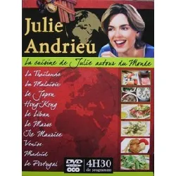 dvd julie andrieu - la cuisine autour du monde