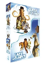 dvd l'age de glace / l'age de glace 2 - coffret 2 dvd