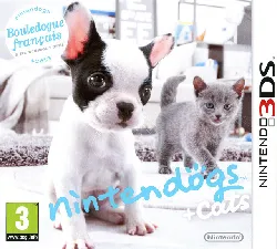 jeu 3ds nintendogs + cats - bouledogue français et ses nouveaux amis
