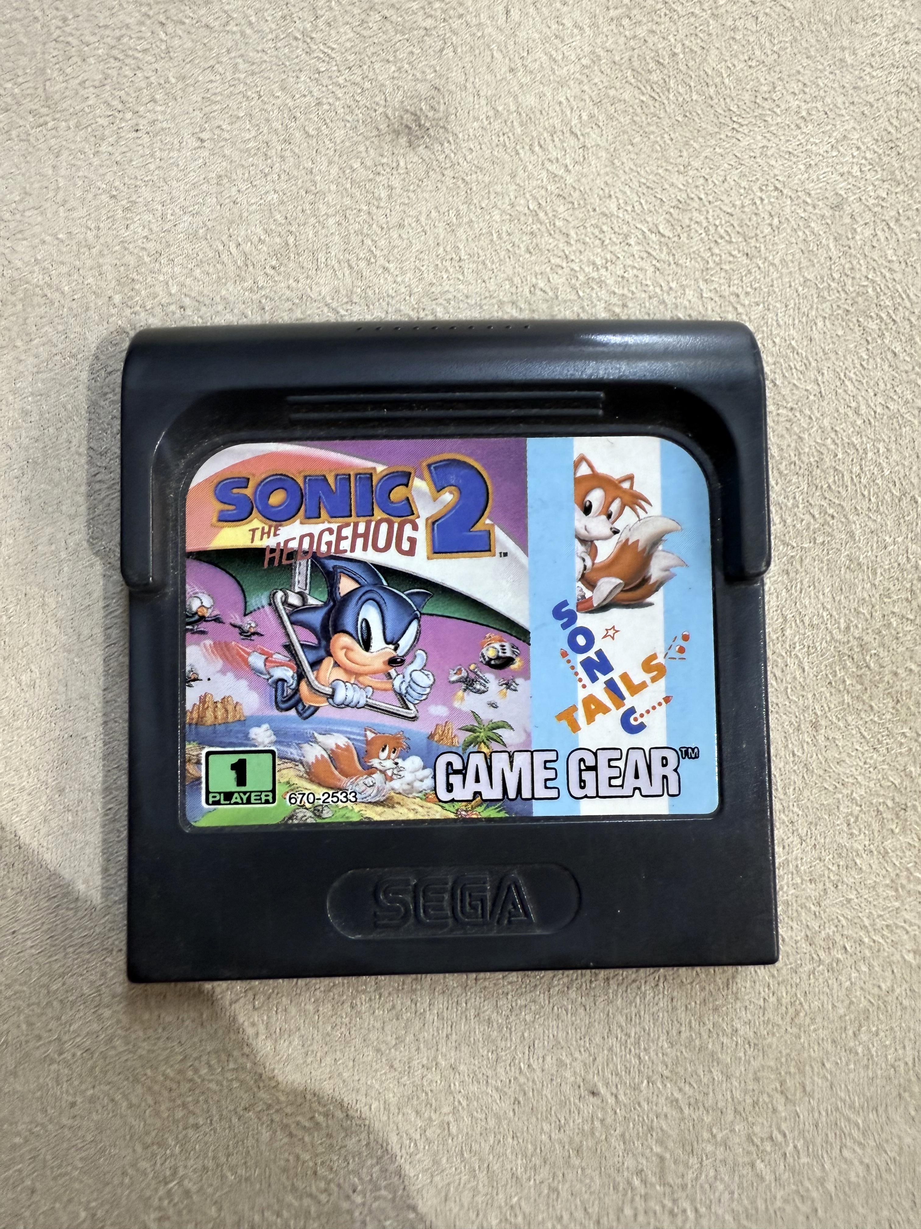 Jeu Game Gear GG SONIC THE HEDGEHOG 2