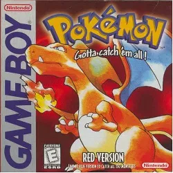 jeu gb pokemon version rouge - game boy - fr