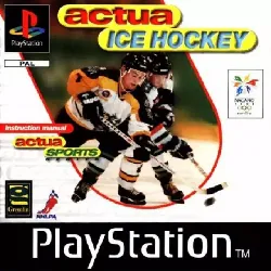 jeu ps1 actua ice hockey
