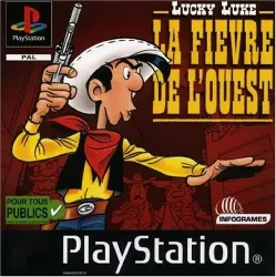 jeu ps1 lucky luke : la fièvre de l'ouest