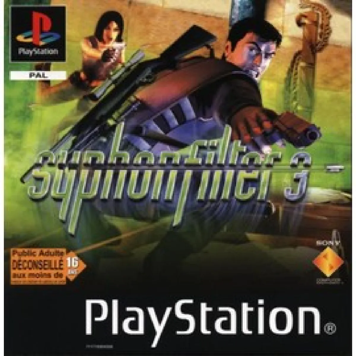 Notice Syphon Filter 2 Platinium – Sony PlayStation 1 – Bon état, Livret D'origine