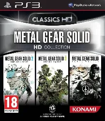 jeu ps3 metal gear solid hd collection
