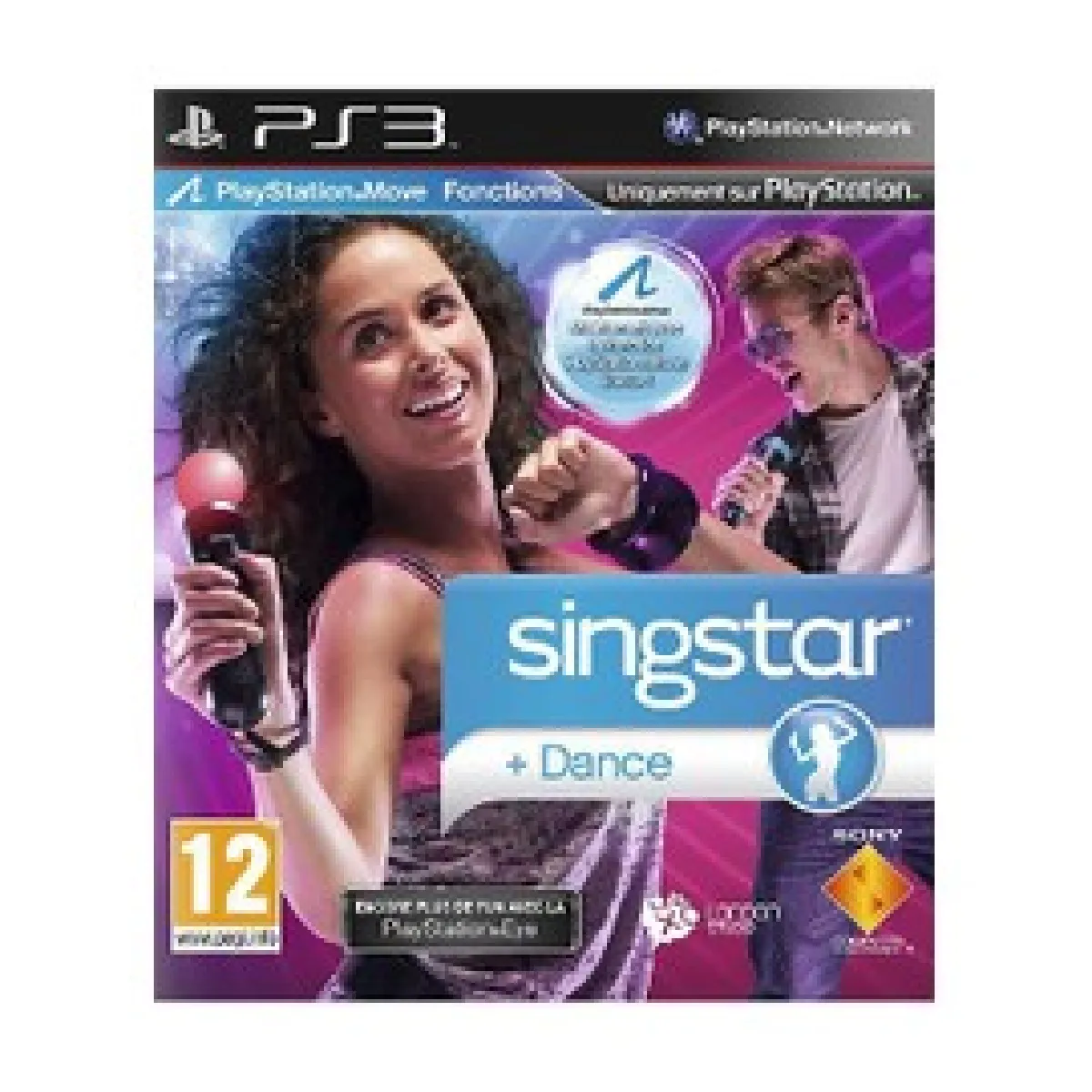 Jeu PS3 Singstar + Dance Complet - Compatible PS Move Camera, Comme Neuf
