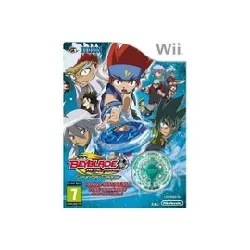 jeu wii beyblade metal fusion+toupie