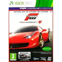 jeu xbox 360 forza motorsport 4 - édition jeu de course de l'année