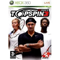 jeu xbox 360 top spin 3
