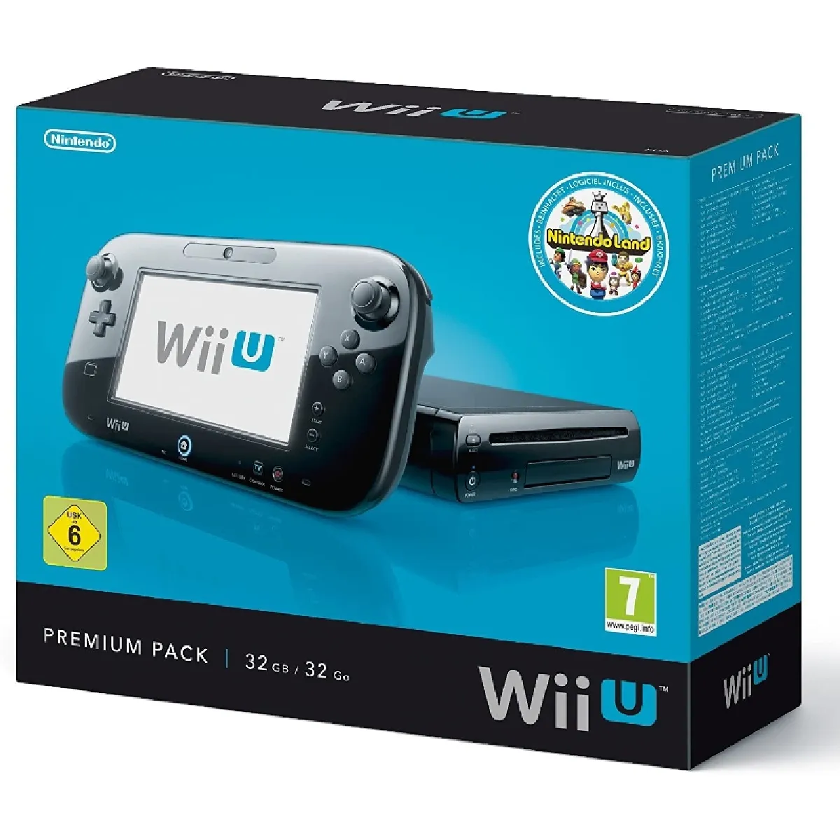 Nintendo Switch WiiU Console Nintendo Wii U 32go Noire avec GamePad - DEALiCASH
