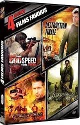 dvd actions (godspeed +destruction finale + firestorm + guerriers afghans)