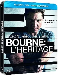 dvd jason bourne : l'héritage - blu - ray + dvd - édition boîtier steelbook