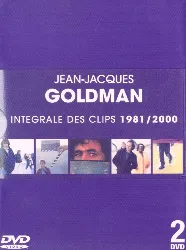 dvd jean-jacques goldman : l'intégrale des clips 1981-2000 - coffret 2 dvd