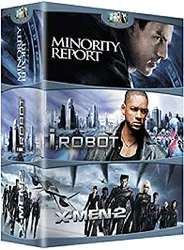 dvd minority report / x - men 2 / i, robot - tripack 3 dvd