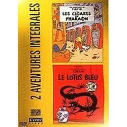 dvd tintin - les cigares du pharaon + le lotus bleu