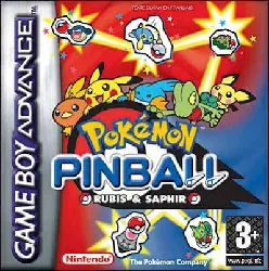 jeu gameboy advance gba pokemon pinball : rubis & saphir
