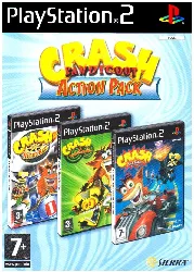 jeu ps2 crash bandicoot action pack - (3 en 1)