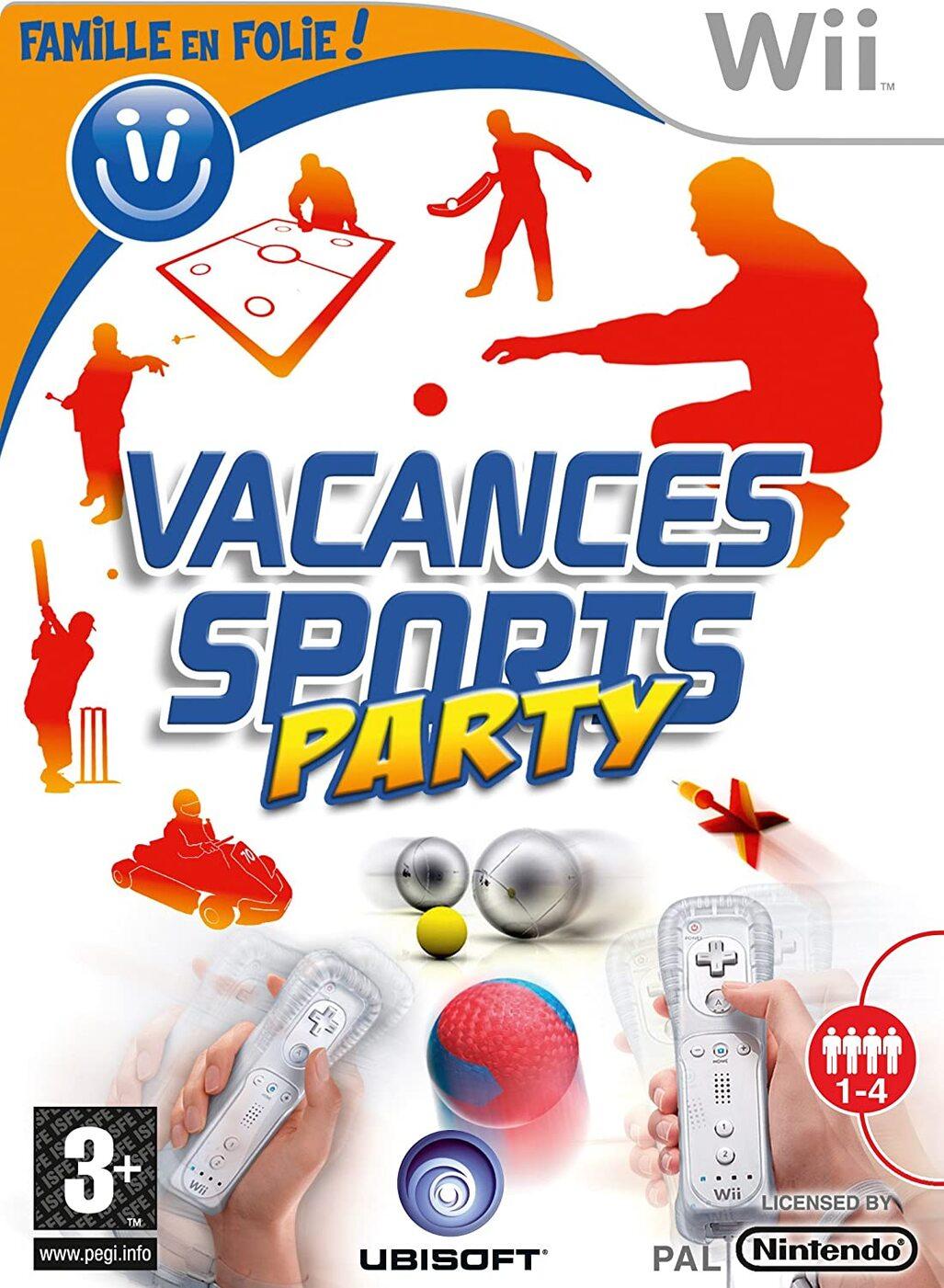 Jeu Wii Famille en folie! Vacances sports party
