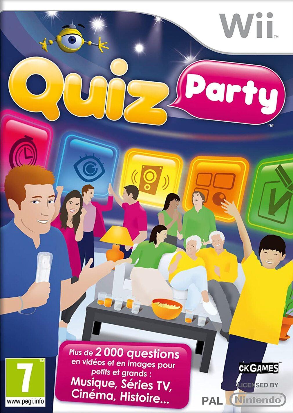 Jeu Wii Quiz Party