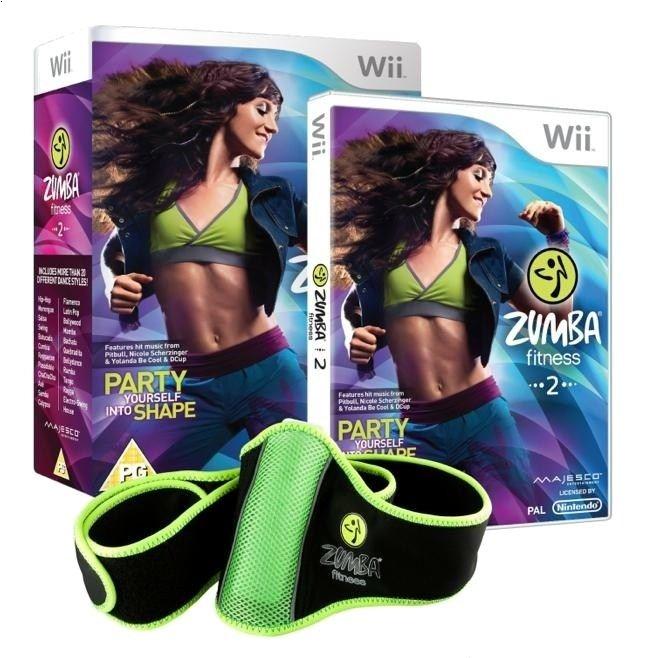 Jeu Wii Zumba Fitness 2 Ceintures