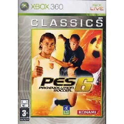 jeu xbox 360 pes 6 pro evolution soccer
