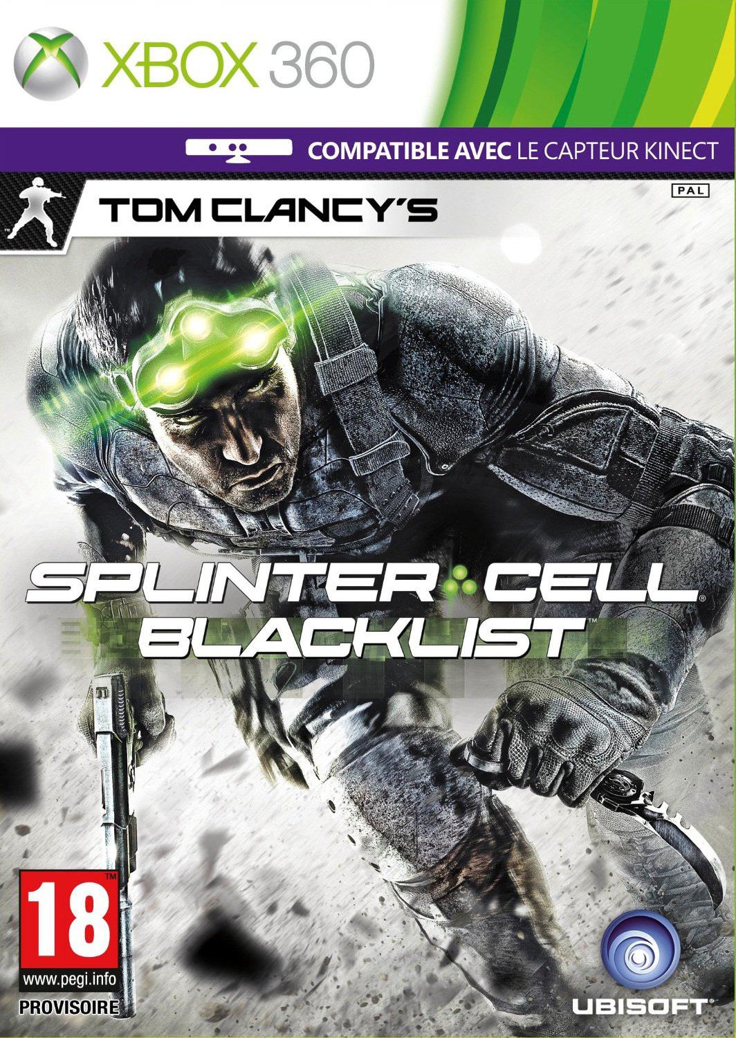Jeu Xbox 360 Xb360 Splinter Cell Blacklist