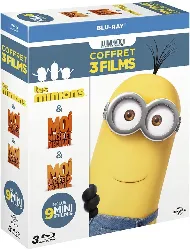 blu-ray les minions + moi, moche et méchant 1 & 2 - blu - ray