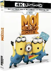 blu-ray moi, moche et méchant 2 4k [4k ultra hd + blu - ray + digital hd]