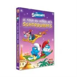 dvd les schtroumpfs - le tour du monde des schtroumpfs