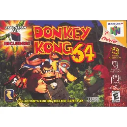 jeu n64 donkey kong 64  (with ram pack)