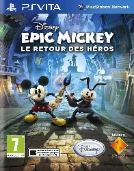 jeu psvita disney epic mickey : le retour des héros