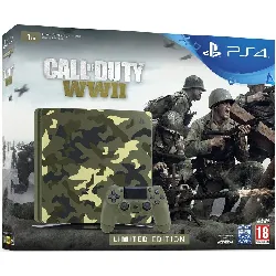 console sony playstation 4 ps4 slim 1to edition limitée call of duty wwii
