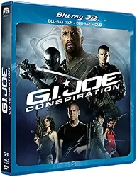 dvd g.i. joe 2 : conspiration - combo blu - ray 3d + blu - ray + dvd