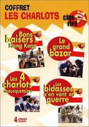 dvd les charlots - coffret ciné rire : bons baisers de hong - kong + le grand bazar + les quatre charlots mousquetaires + les bida