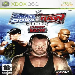 jeu xbox 360 smack down vs raw 2008