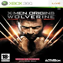 jeu xbox 360 x-men origins wolverine (complet, envoi suivi)