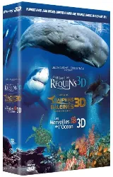 blu-ray requins monde des dauphins et des baleines, nomades des mers merveilles de l'océan coffret